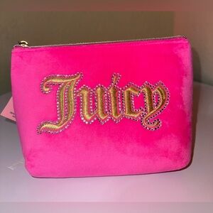 NWT Juice Couture Cosmetic/Make up Bag-Hot Pink💕